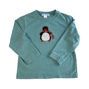 Janie and Jack Arctic Penguin Long-Sleeve Tee 2T